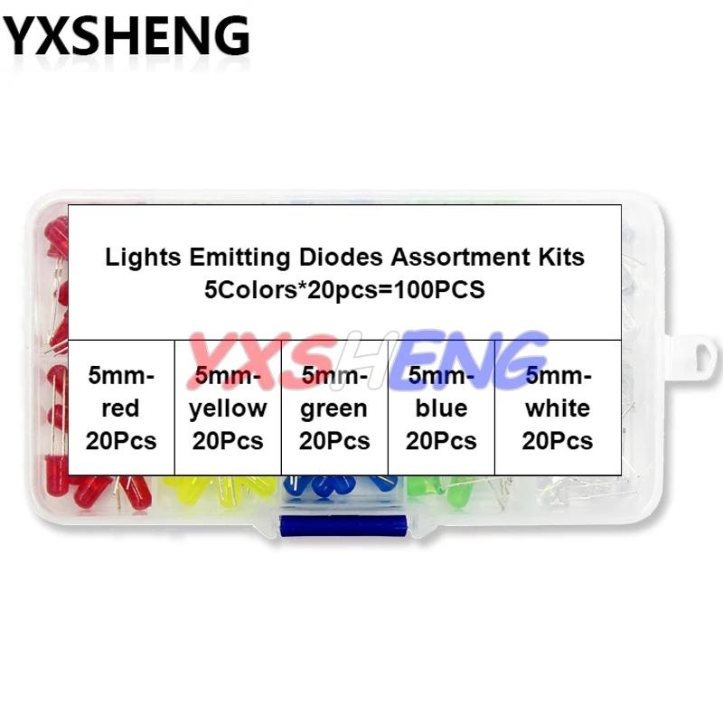  DIY LED  ߱ ̿  Ʈ, 3mm, 5mm, LED ̿ ŰƮ, ȭƮ, , , ׸, ο, 100 , 200 